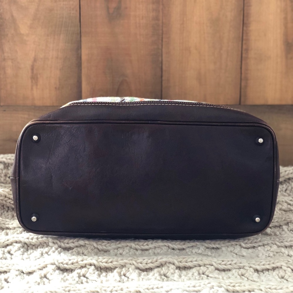 Authentic Coach Hampton Tattersall Houndstooth bag - Picture 4 of 6